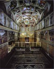 Haga click para ver la imagen ampliada the interior of the sistine chape.jpg